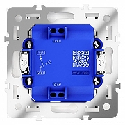 Выключатель одноклавишный без рамки Voltum S70 VLS010102 цвет Белый-3