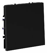 Выключатель одноклавишный без рамки Voltum S70 VLS010108 цвет Черный