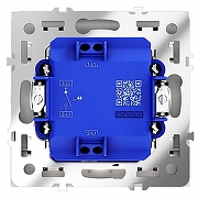 Выключатель одноклавишный с подсветкой без рамки Voltum S70 VLS010202 цвет Белый-3