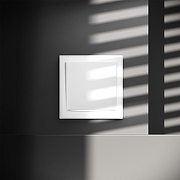 Выключатель одноклавишный с подсветкой без рамки Voltum S70 VLS010202 цвет Белый-5