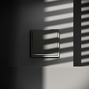 Выключатель одноклавишный с подсветкой без рамки Voltum S70 VLS010206 цвет Серебро-5