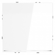 Выключатель проходной одноклавишный с подсветкой без рамки Voltum S70 VLS010401 цвет Белый-1