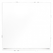 Выключатель проходной одноклавишный с подсветкой без рамки Voltum S70 VLS010402 цвет Белый-1