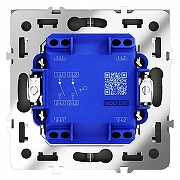 Выключатель двухклавишный без рамки Voltum S70 VLS020108 цвет Черный-3