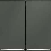 Выключатель проходной двухклавишный с подсветкой без рамки Voltum S70 VLS020406 цвет Серебро-2