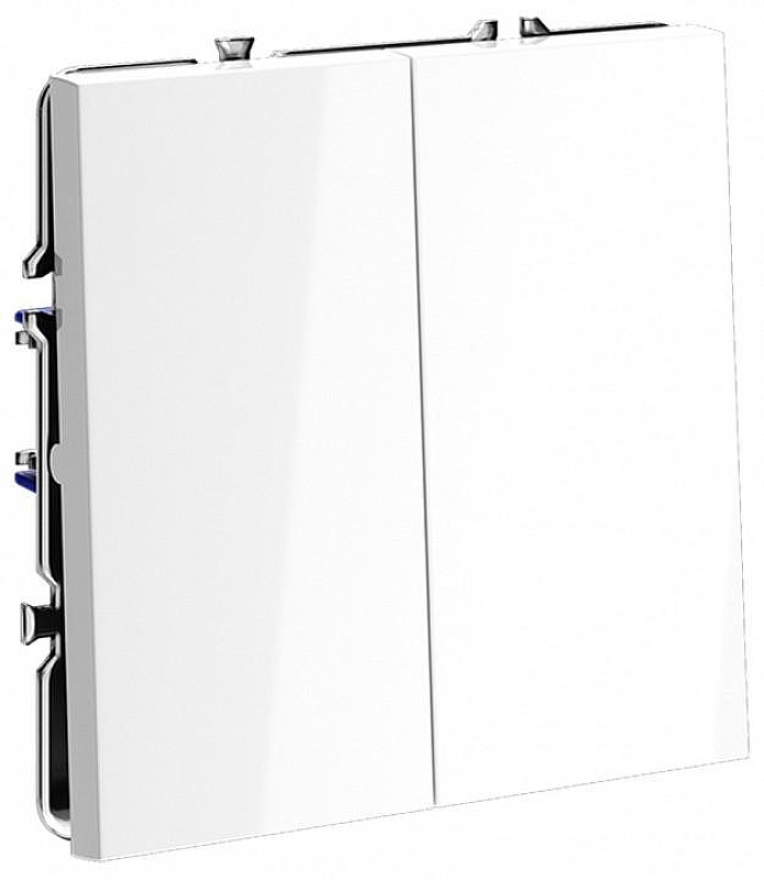 Выключатель двухклавишный без рамки Voltum S70 VLS020601 