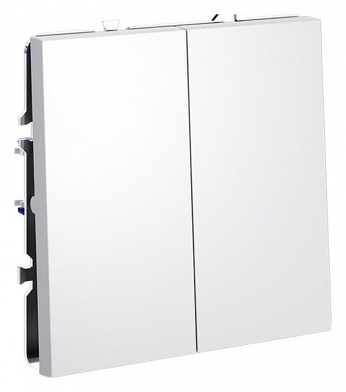 Выключатель двухклавишный без рамки Voltum S70 VLS020602 