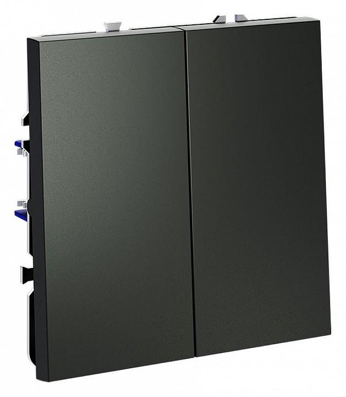 Выключатель двухклавишный без рамки Voltum S70 VLS020606 