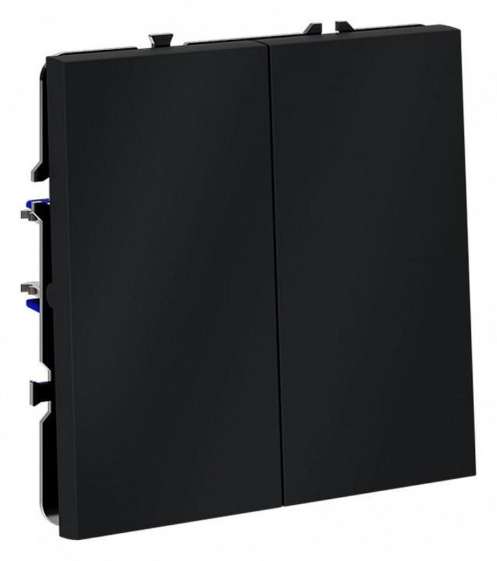 Выключатель двухклавишный без рамки Voltum S70 VLS020607 