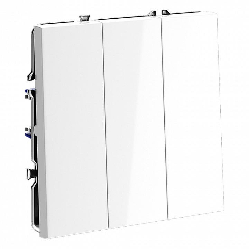 Выключатель трехклавишный без рамки Voltum S70 VLS030101 