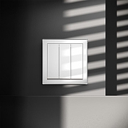 Выключатель трехклавишный без рамки Voltum S70 VLS030101 цвет Белый-5