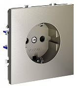 Розетка с заземлением, без рамки Voltum S70 VLS040104 цвет Бежевый