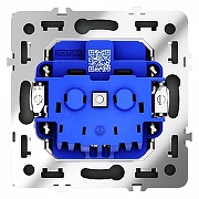Розетка с заземлением и со шторкой, без рамки Voltum S70 VLS040208 цвет Черный-2