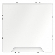 Розетка с заземлением и со шторкой, без рамки с крышкой Voltum S70 VLS040302 цвет Белый-1