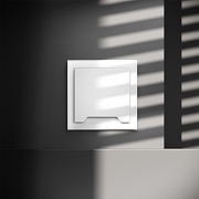 Розетка с заземлением и со шторкой, без рамки с крышкой Voltum S70 VLS040302 цвет Белый-4