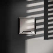 Розетка с заземлением и со шторкой, без рамки с крышкой Voltum S70 VLS040303 цвет Серый-4