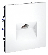 Розетка Ethernet RJ-45 без рамки Voltum S70 VLS060102 цвет Белый