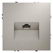 Розетка Ethernet RJ-45 без рамки Voltum S70 VLS060103 цвет Серый-1