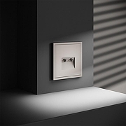 Розетка двойная Ethernet RJ-45 без рамки Voltum S70 VLS060203 цвет Серый-5