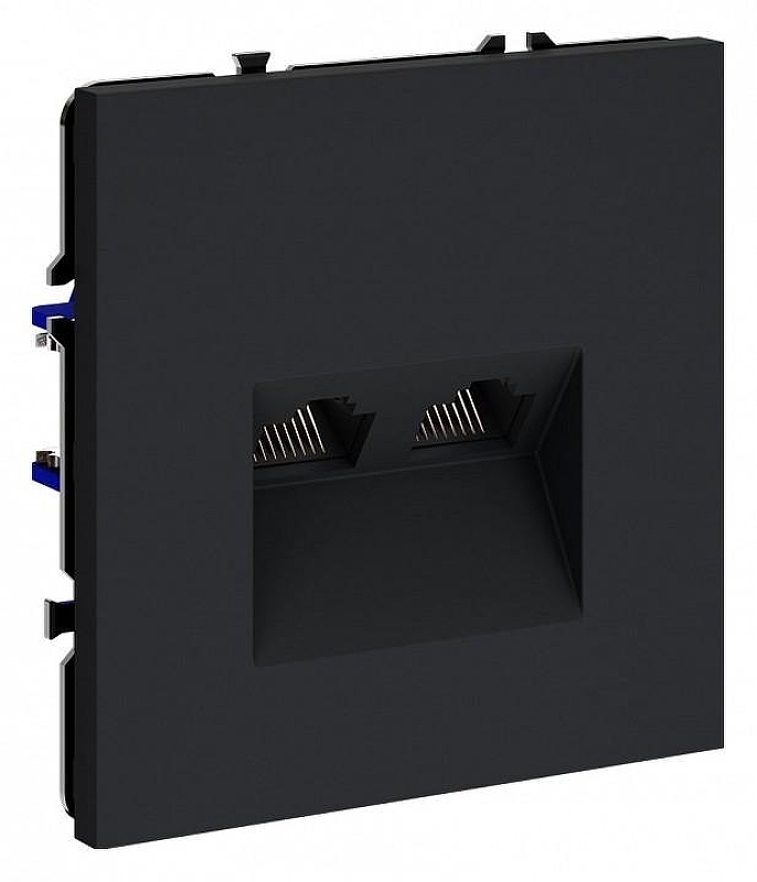 Розетка двойная Ethernet RJ-45 без рамки Voltum S70 VLS060207 