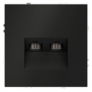 Розетка двойная Ethernet RJ-45 без рамки Voltum S70 VLS060208 цвет Черный-1