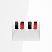 Розетка акустическая без рамки Voltum S70 VLS060301 цвет Белый-2