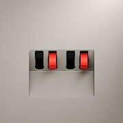 Розетка акустическая без рамки Voltum S70 VLS060303 цвет Серый-2