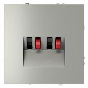 Розетка акустическая без рамки Voltum S70 VLS060305 цвет Сталь-1