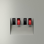 Розетка акустическая без рамки Voltum S70 VLS060305 цвет Сталь-2