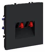 Розетка акустическая без рамки Voltum S70 VLS060307 цвет Графит