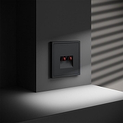 Розетка акустическая без рамки Voltum S70 VLS060307 цвет Графит-5