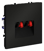 Розетка акустическая без рамки Voltum S70 VLS060308 цвет Черный