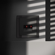 Розетка акустическая без рамки Voltum S70 VLS060308 цвет Черный-4