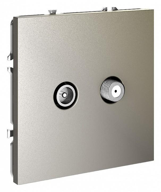 ТВ-розетка и SAT-розетка оконечная без рамки Voltum S70 VLS060404 