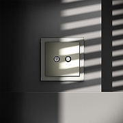 ТВ-розетка и SAT-розетка оконечная без рамки Voltum S70 VLS060405 цвет Сталь-4