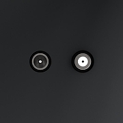 ТВ-розетка и SAT-розетка оконечная без рамки Voltum S70 VLS060407 цвет Графит-2