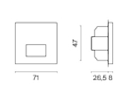 Датчик движения без рамки Voltum S70 VLS070508 цвет Черный-7