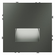 Заглушка для поста с подсветкой, без рамки Voltum S70 VLS070606 цвет Серебро-3