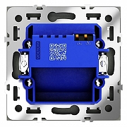 Заглушка для поста с подсветкой, без рамки Voltum S70 VLS070606 цвет Серебро-4