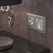 Розетка с заземлением, без рамки Werkel серебряный рифленый W1171009 цвет Серебро-1