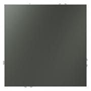 Заглушка для поста, без рамки Voltum S70 VLS080106 цвет Серебро-1