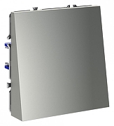 Розетка для вывод кабеля без рамки Voltum S70 VLS080205 цвет Сталь