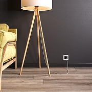 Розетка с заземлением и со шторками, без рамки с Wi-Fi Werkel черный матовый W1171608 цвет Черный-5