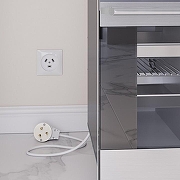 Розетка силовая для электроплиты с вилкой Werkel белый W1189201 цвет Белый-2