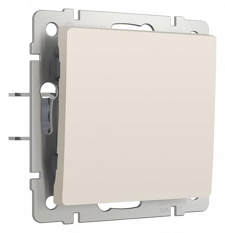 Выключатель одноклавишный без рамки Werkel айвори матовый W1113062 