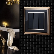 Выключатель трехклавишный без рамки Werkel черный матовый W1130008 цвет Черный-1