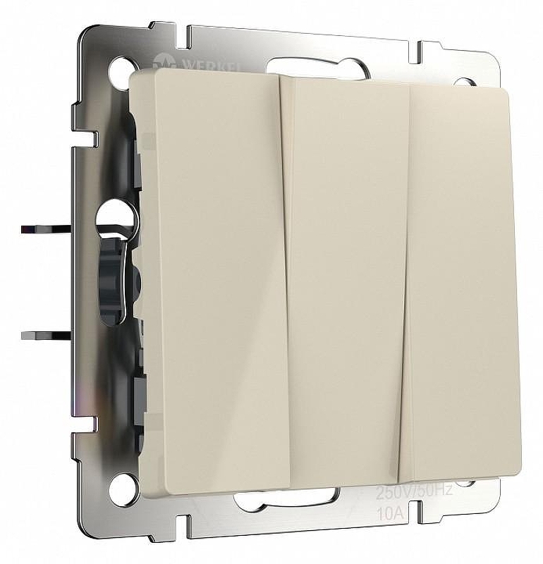 Клавиши для выключателя трехклавишного Werkel слоновая кость W1130003 