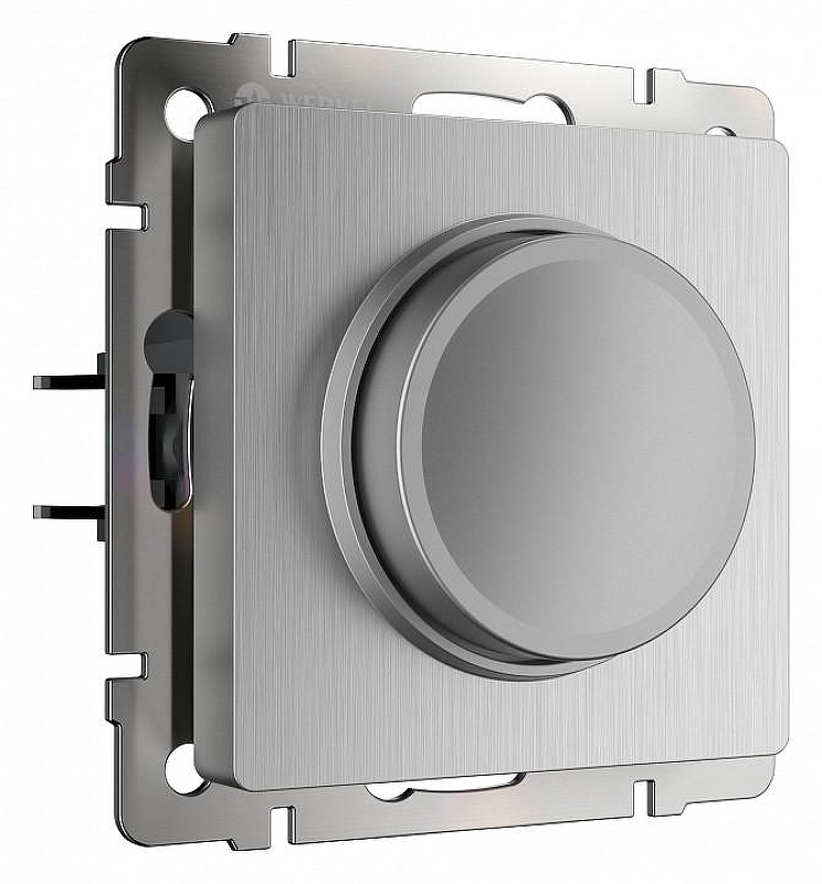 Диммер без рамки Werkel cеребряный рифленый W1142009 