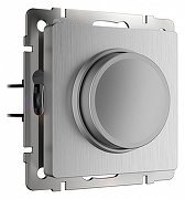 Диммер без рамки Werkel cеребряный рифленый W1142009 цвет Серебро