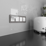 Розетка влагозащищенная с заземлением и со шторкой, без рамки с крышкой Werkel белые W1171201 цвет Белый-1